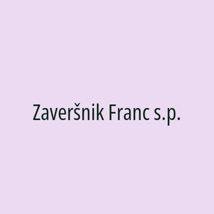 Zaveršnik Franc s.p.