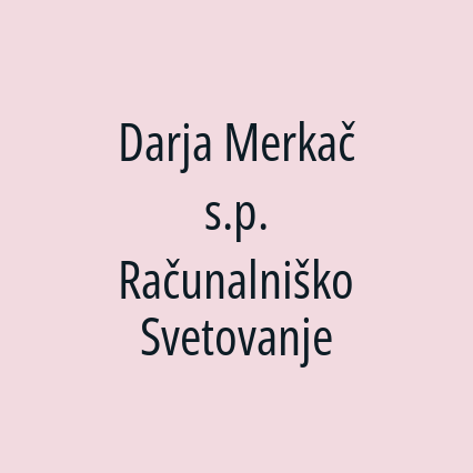 Darja Merkač s.p. Računalniško Svetovanje - Logotip