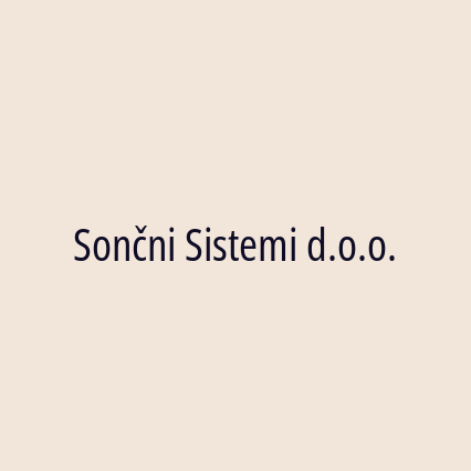 Sončni Sistemi d.o.o.