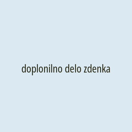 doplonilno delo zdenka - Logotip