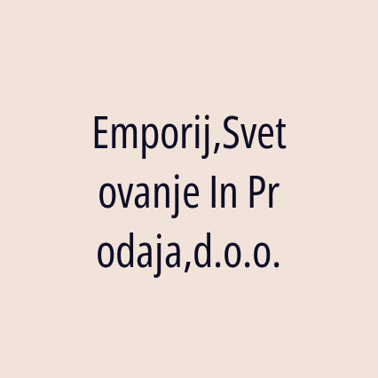 Emporij,Svetovanje In Prodaja,d.o.o. - Logotip