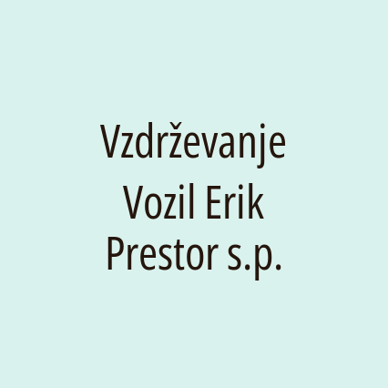 Vzdrževanje Vozil Erik Prestor s.p.