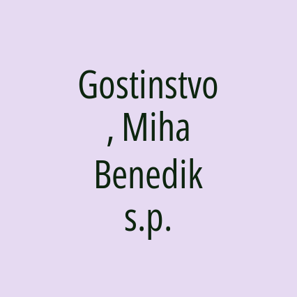 Gostinstvo, Miha Benedik s.p. - Logotip