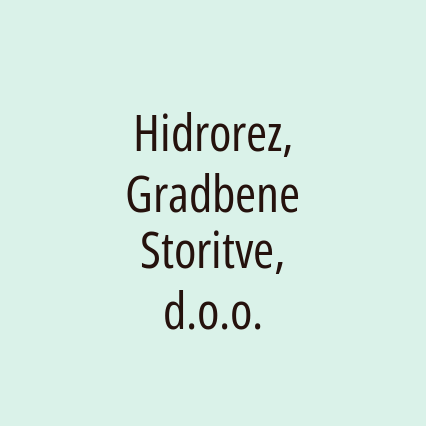 Hidrorez, Gradbene Storitve, d.o.o. - Logotip