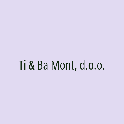 Ti & Ba Mont, d.o.o.