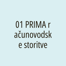 01 PRIMA računovodske storitve - Logotip