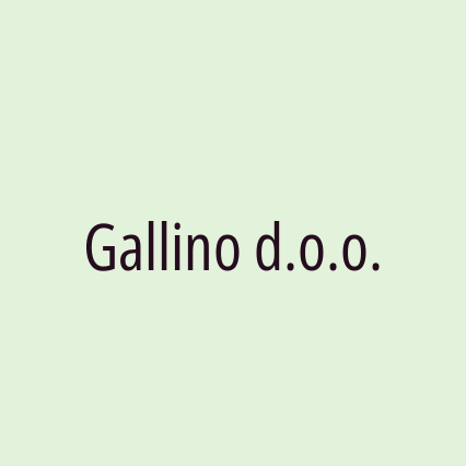 Gallino d.o.o. - Logotip