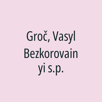 Groč, Vasyl Bezkorovainyi s.p. - Logotip