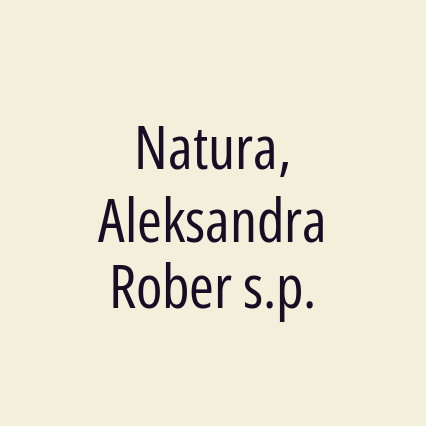 Natura, Aleksandra Rober s.p. - Logotip