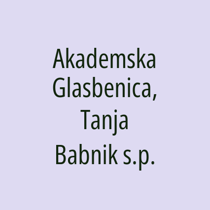 Akademska Glasbenica, Tanja Babnik s.p.