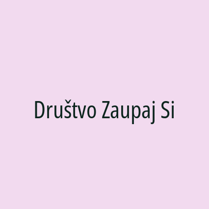 Društvo Zaupaj Si - Logotip