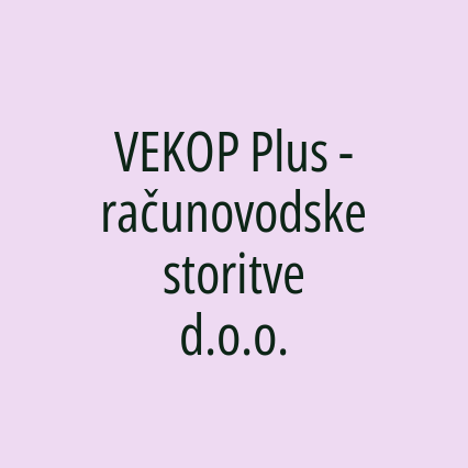 VEKOP Plus -  računovodske storitve d.o.o.