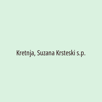 Kretnja, Suzana Krsteski s.p. - Logotip