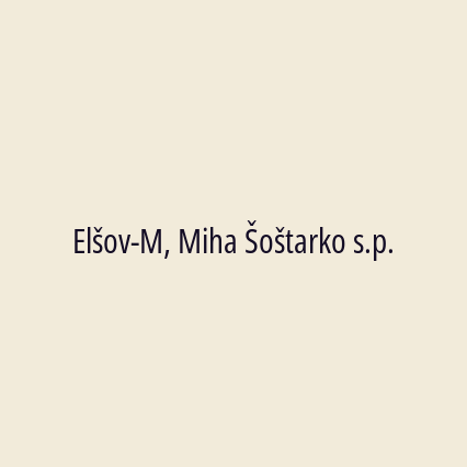 Elšov-M, Miha Šoštarko s.p. - Logotip