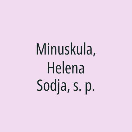 Minuskula, Helena Sodja, s. p. - Logotip