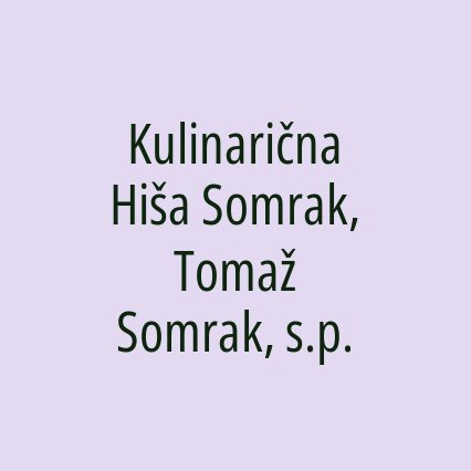 Kulinarična Hiša Somrak, Tomaž Somrak, s.p. - Logotip