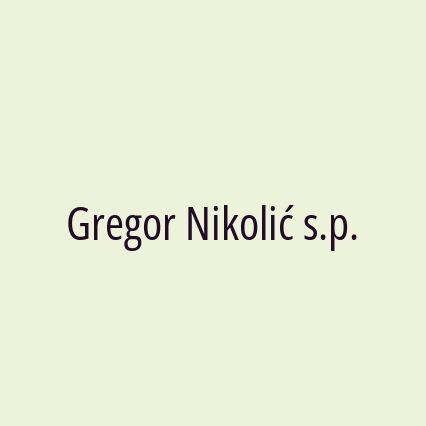 Gregor Nikolić s.p.