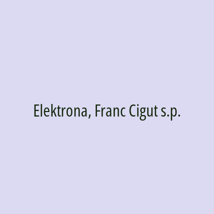 Elektrona, Franc Cigut s.p. - Logotip