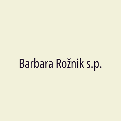 Barbara Rožnik s.p.