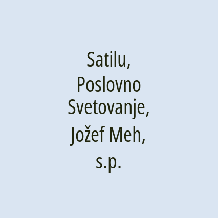 Satilu, Poslovno Svetovanje, Jožef Meh, s.p. - Logotip