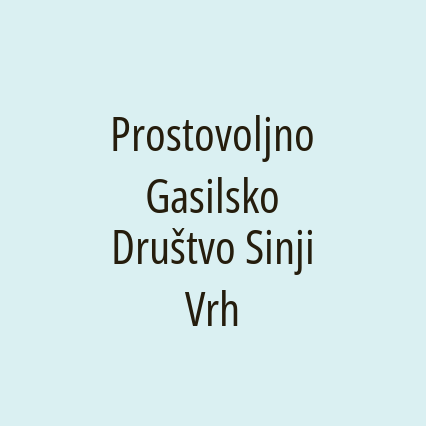 Prostovoljno Gasilsko Društvo Sinji Vrh - Logotip