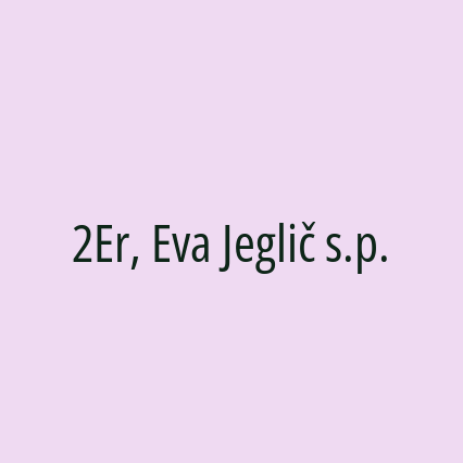 2Er, Eva Jeglič s.p. - Logotip