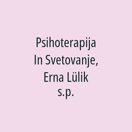 Psihoterapija In Svetovanje, Erna Lülik s.p. - Logotip