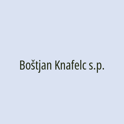 Boštjan Knafelc s.p. - Logotip