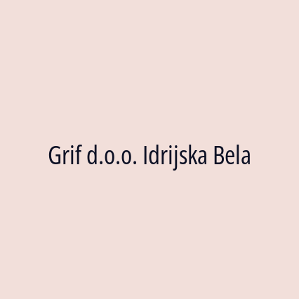 Grif d.o.o. Idrijska Bela - Logotip