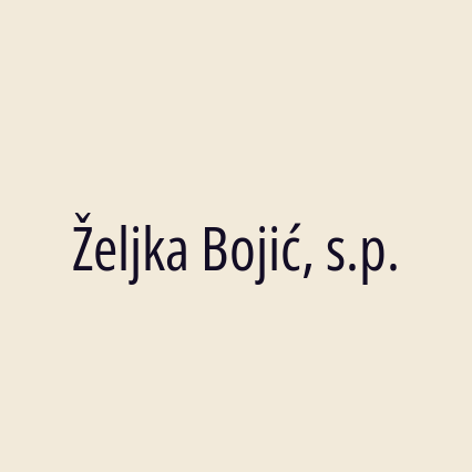 Željka Bojić, s.p.