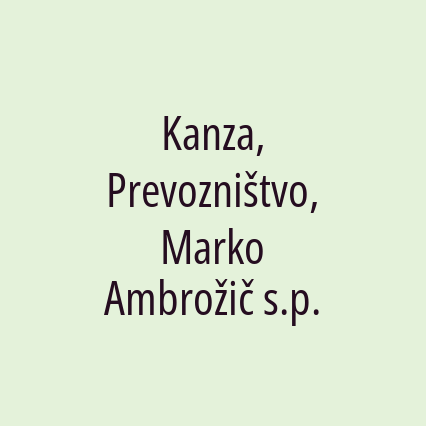 Kanza, Prevozništvo, Marko Ambrožič s.p. - Logotip