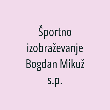 Športno izobraževanje Bogdan Mikuž s.p. - Logotip