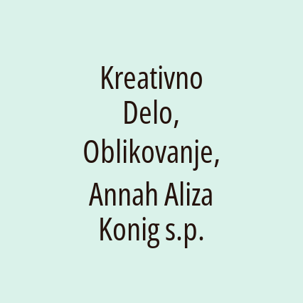 Kreativno Delo, Oblikovanje, Annah Aliza Konig s.p. - Logotip