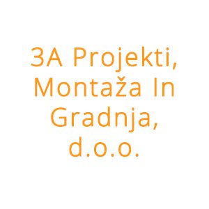 3A Projekti, Montaža In Gradnja, d.o.o. - Logotip