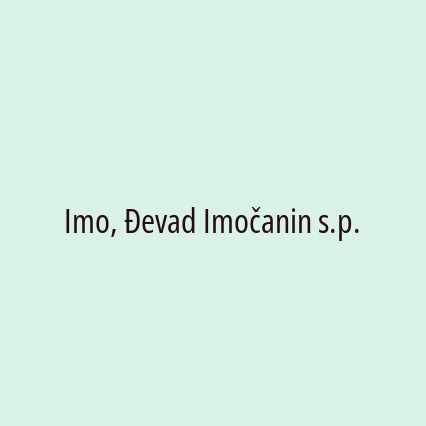 Imo, Đevad Imočanin s.p. - Logotip