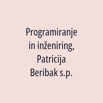 Programiranje in inženiring, Patricija Beribak s.p. - Logotip