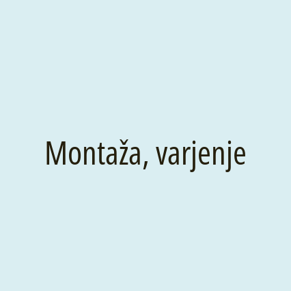 Montaža, varjenje - Logotip