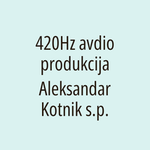 420Hz avdio produkcija Aleksandar Kotnik s.p. - Logotip