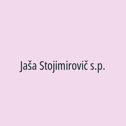 Jaša Stojimirovič s.p. - Logotip