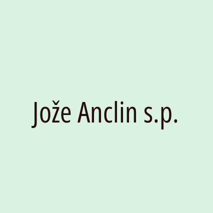 Jože Anclin s.p. - Logotip