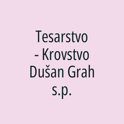 Tesarstvo - Krovstvo Dušan Grah s.p. - Logotip