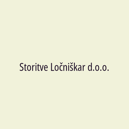 Storitve Ločniškar d.o.o. - Logotip