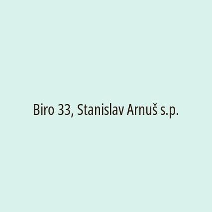 Biro 33, Stanislav Arnuš s.p.