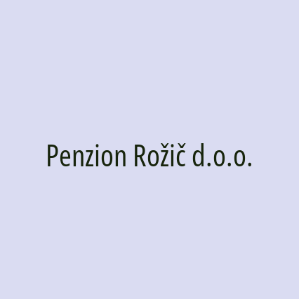 Penzion Rožič d.o.o. - Logotip