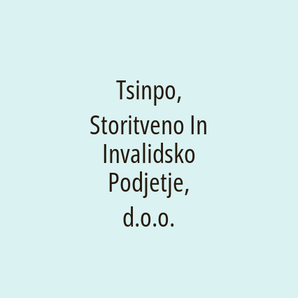 Tsinpo, Storitveno In Invalidsko Podjetje, d.o.o. - Logotip