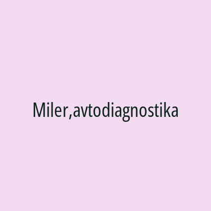 Miler,avtodiagnostika - Logotip