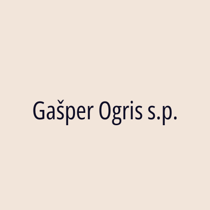 Gašper Ogris s.p. - Logotip