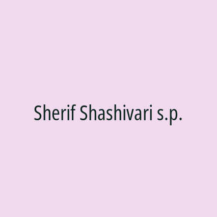 Sherif Shashivari s.p.