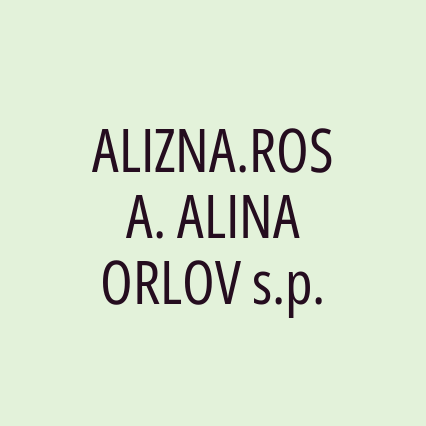 ALIZNA.ROSA. ALINA ORLOV s.p.