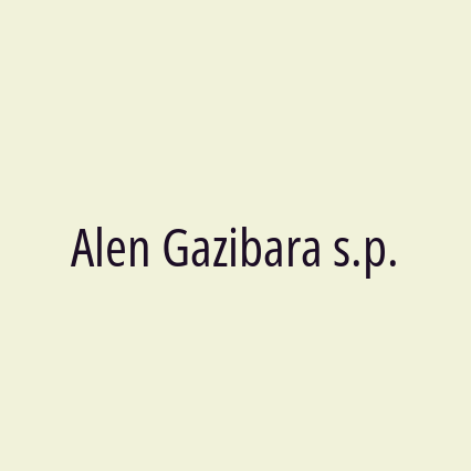 Alen Gazibara s.p.